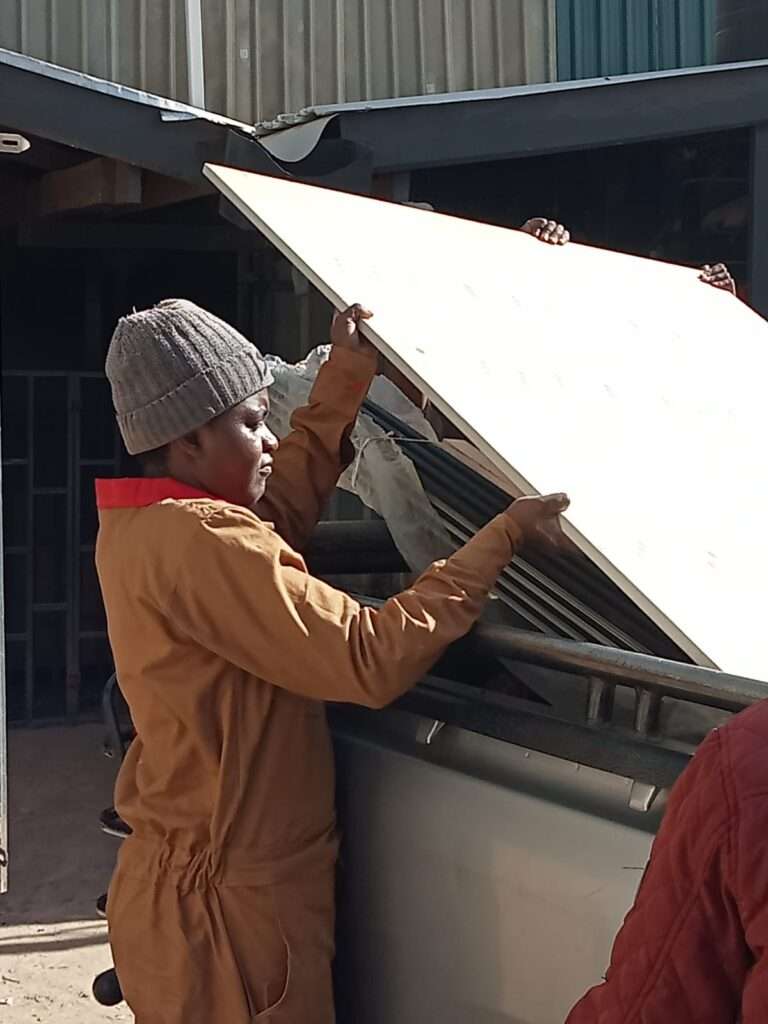 Kitchen cabinet boards in Kenya prepared for custom cabinetry and precision panel saw cutting
